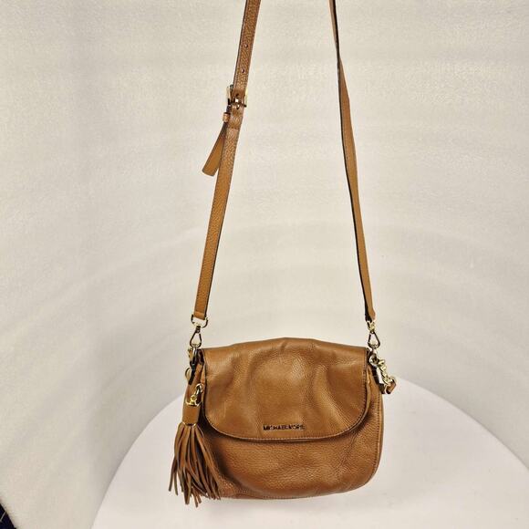 Michael Kors Brown Crossbody Bag with Tassel - Picture 4 of 16